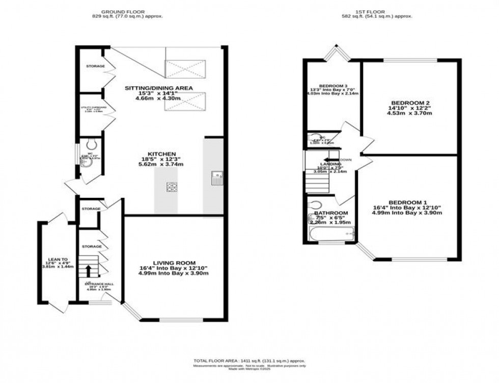 Floorplan for Willow Way, Didsbury