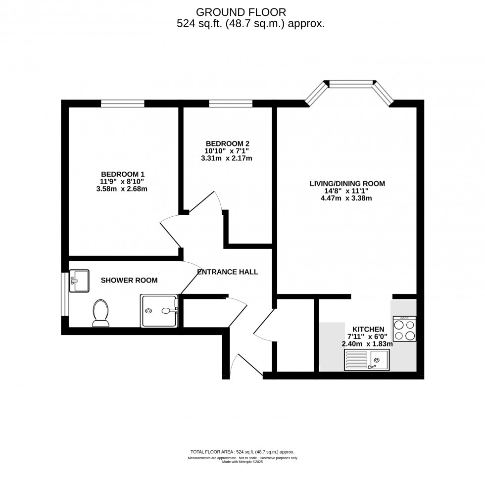 Floorplan for Ash Court, King Edward Road, Knutsford