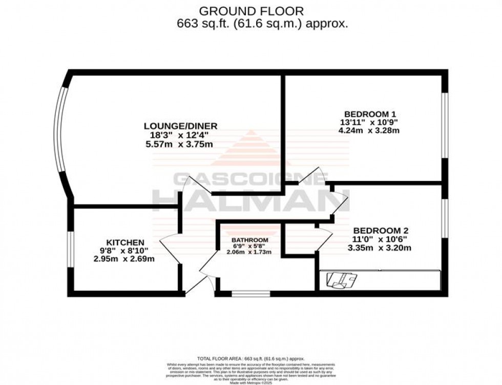 Floorplan for Oakfield Mews, Oakfield, Sale