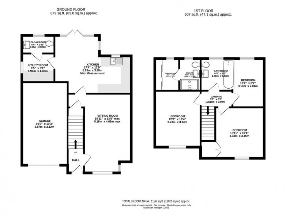 Floorplan for Overton Lane, Whaley Bridge, High Peak