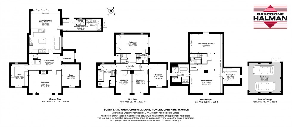 Floorplan for Crabmill Lane, Norley