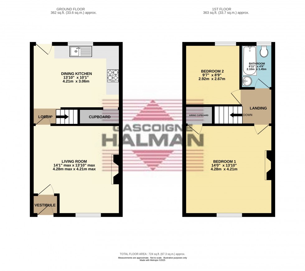 Floorplan for Duke Street, Glossop