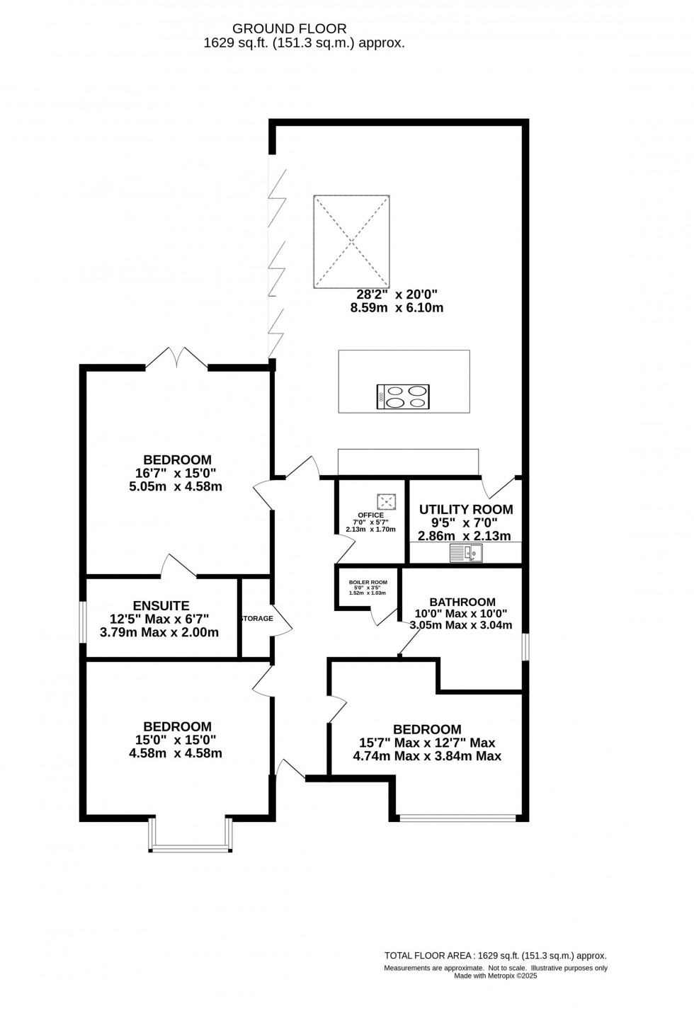 Floorplan for St. Martins Road, Marple, Stockport