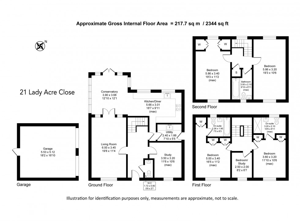 Floorplan for Lady Acre Close, Lymm