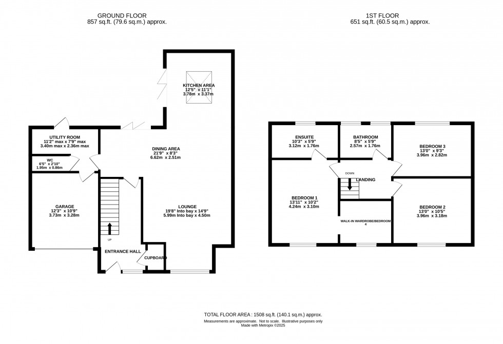 Floorplan for Oakfield Road, Alderley Edge