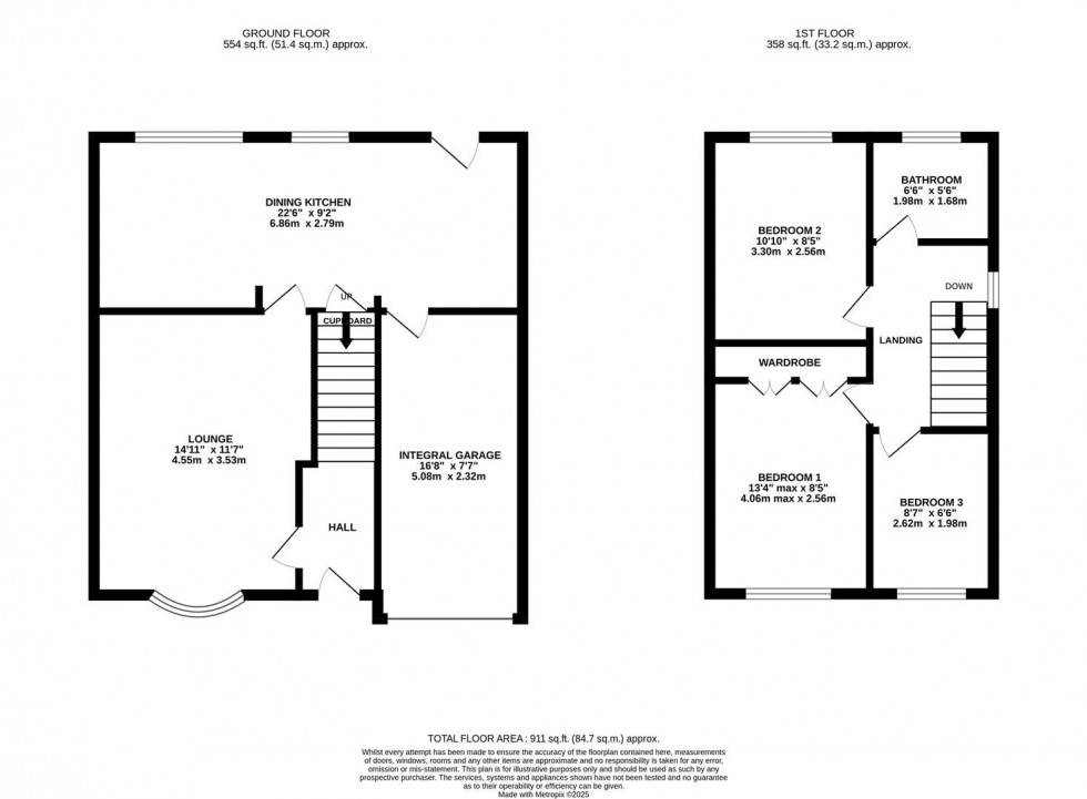 Floorplan for Pochard Drive, Poynton