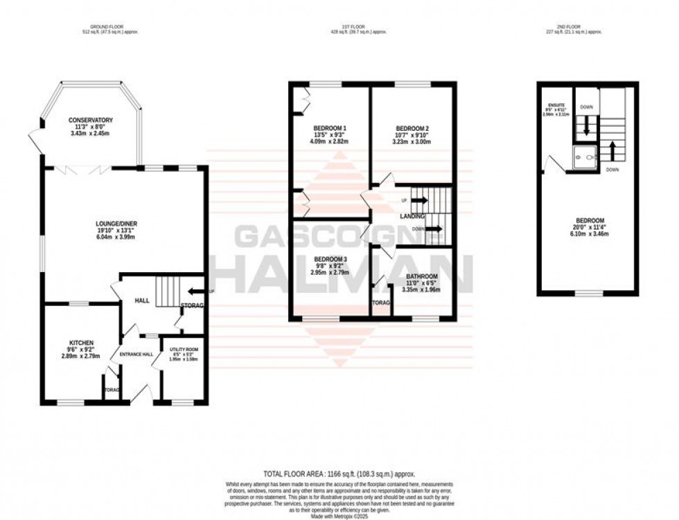 Floorplan for Cutgate Close, Manchester