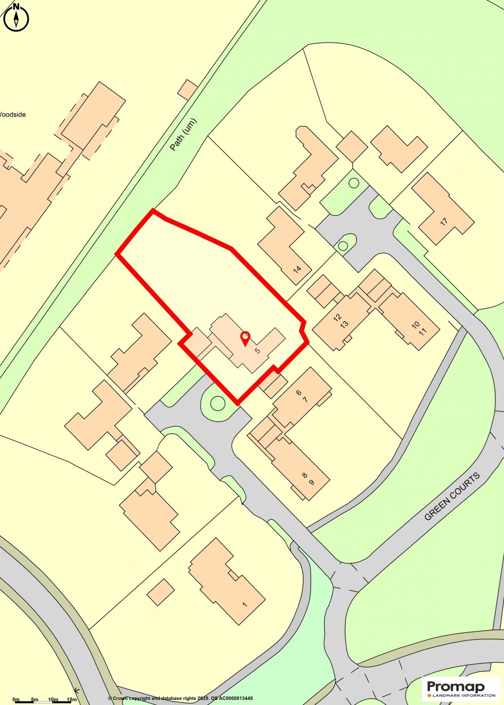 Floorplan for Green Courts, Green Walk, Bowdon