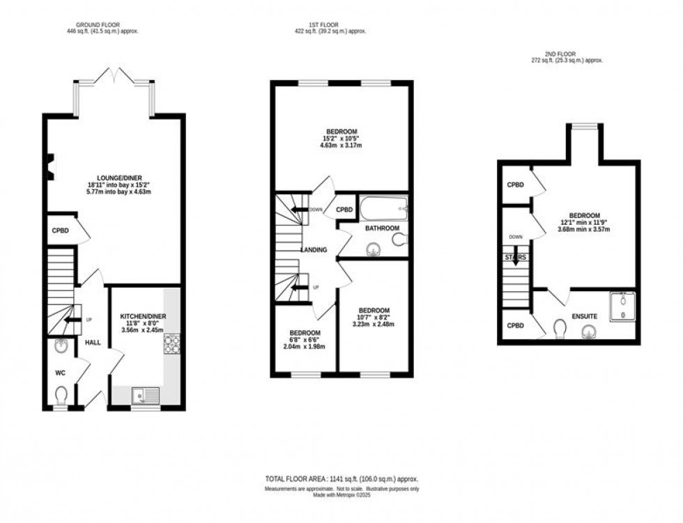 Floorplan for Station Road, High Peak