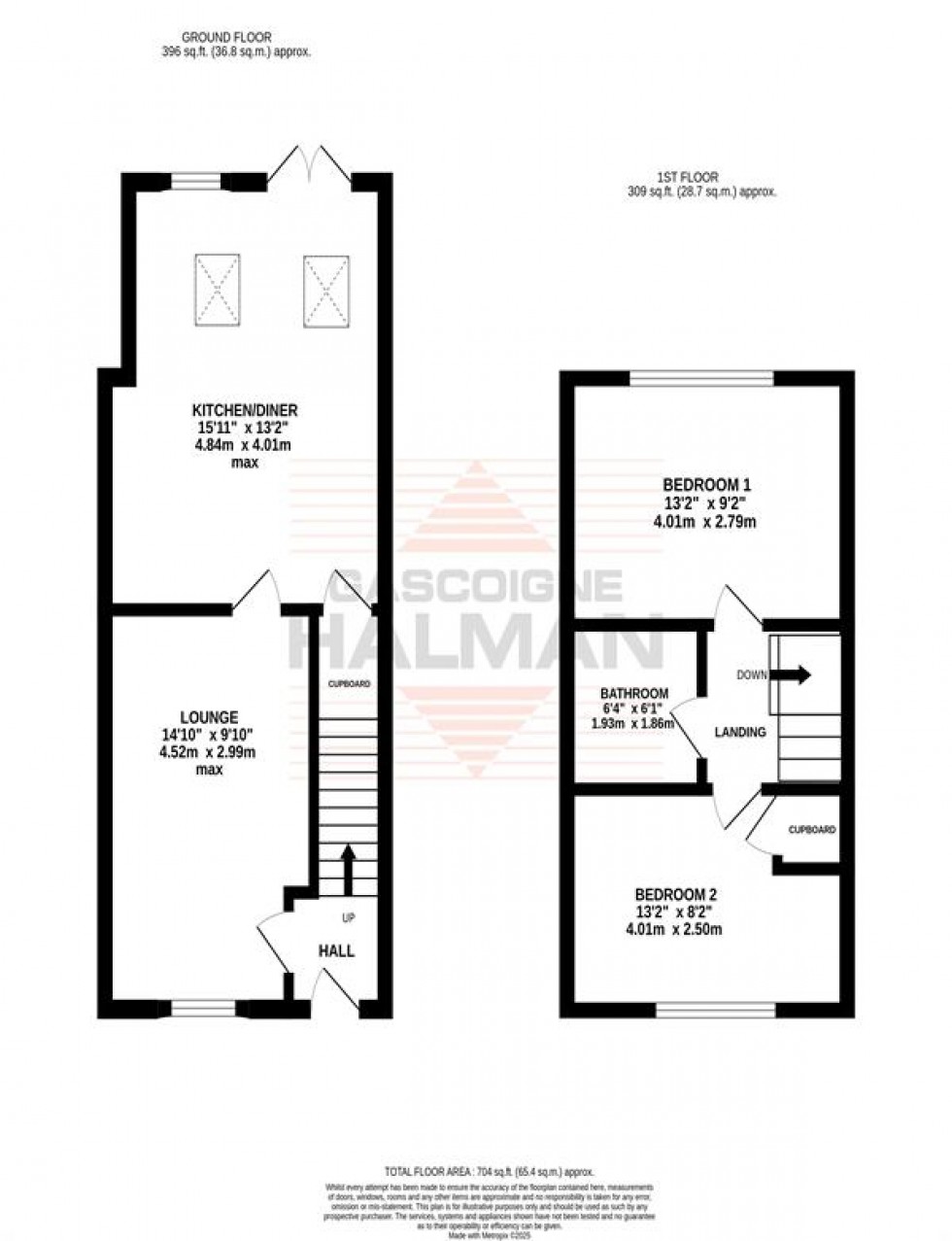 Floorplan for Kerscott Road, Manchester