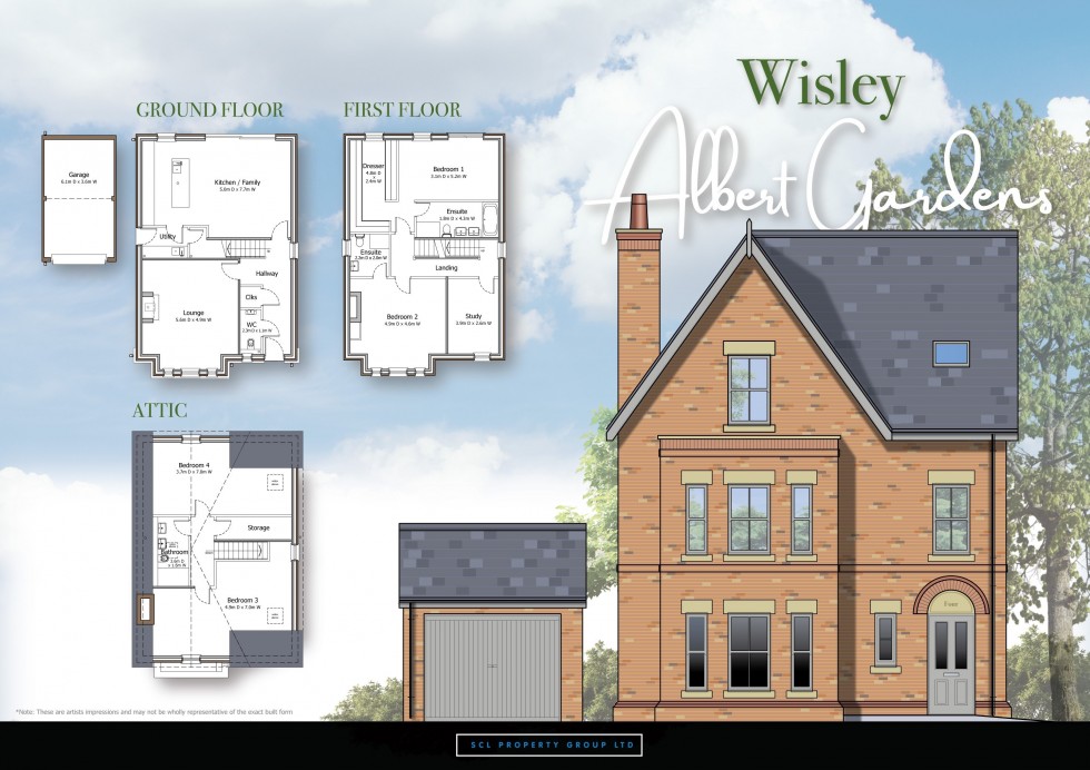 Floorplan for Albert Gardens, Cheadle Hulme