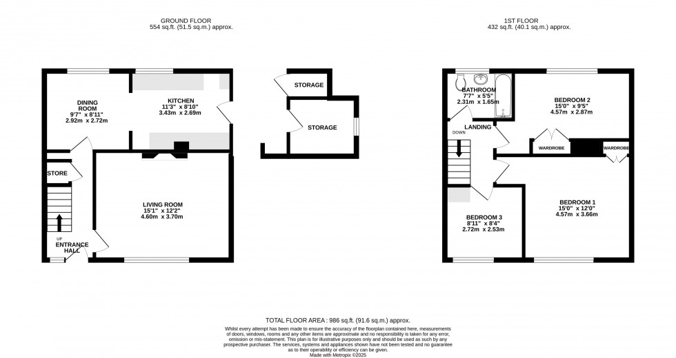 Floorplan for Hampson Crescent, Handforth